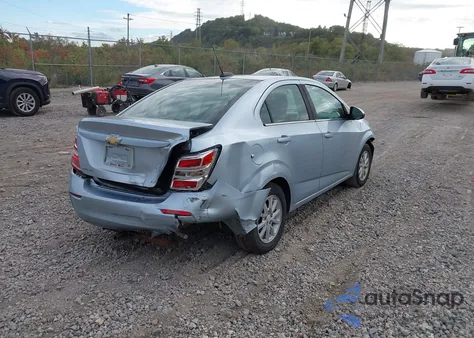 2017 Chevrolet Sonic Lt Auto z USA, uszkodzony, nr VIN 1G1JD5SG4H4127928
